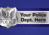 Police Badge (silver and blue) thumbnail