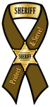 Sheriff - Protect and Serve (brown) thumbnail